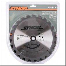STHOR Disc pentru taiat lemn 250x30x3x1.8mm, 24T..